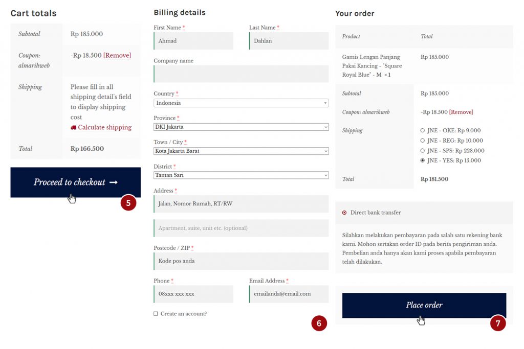 Cara Berbelanja di Al Marih (Lanjut)