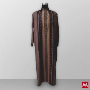 Baju gamis pria lengan panjang warna coklat tan terbaik
